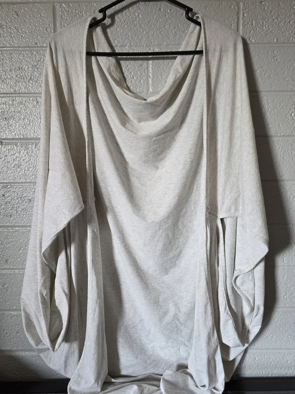 lululemon athletica Cream Open-Front Wrap Cape